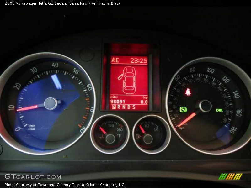 Salsa Red / Anthracite Black 2006 Volkswagen Jetta GLI Sedan