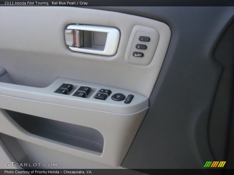 Bali Blue Pearl / Gray 2011 Honda Pilot Touring