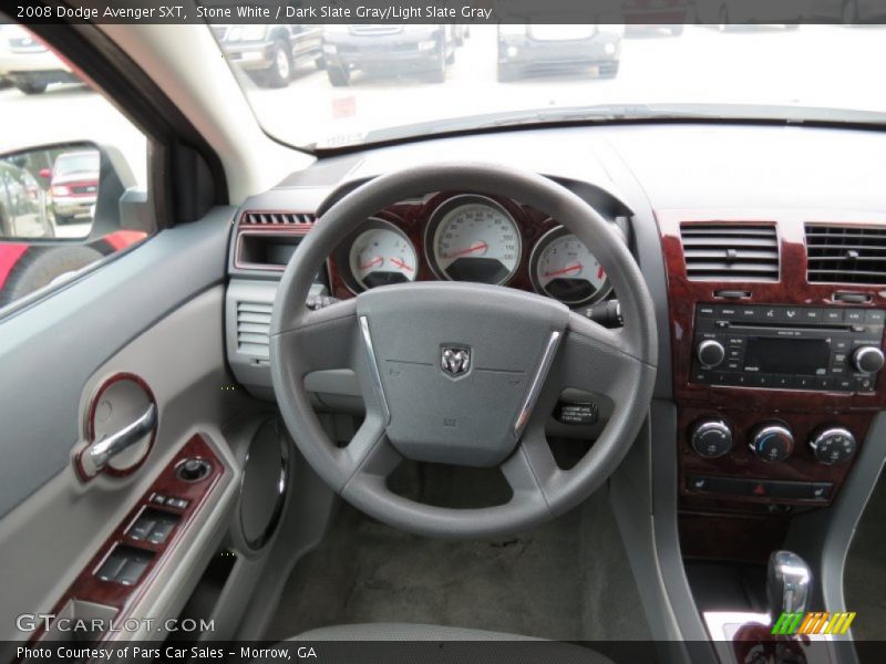 Stone White / Dark Slate Gray/Light Slate Gray 2008 Dodge Avenger SXT