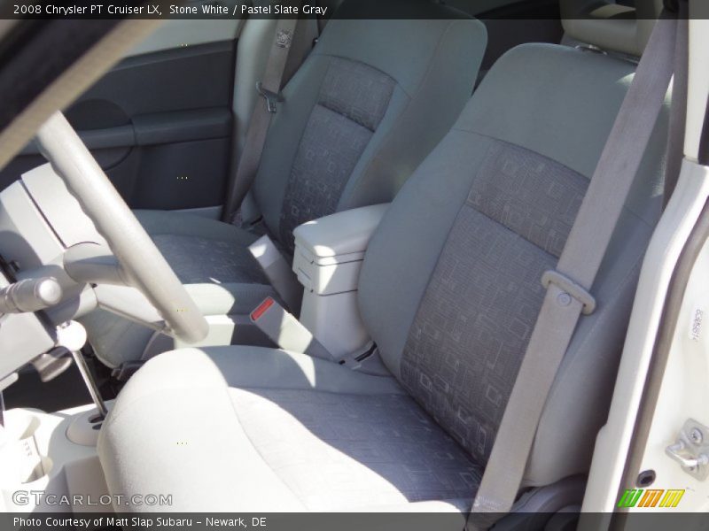 Stone White / Pastel Slate Gray 2008 Chrysler PT Cruiser LX
