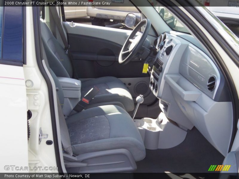 Stone White / Pastel Slate Gray 2008 Chrysler PT Cruiser LX