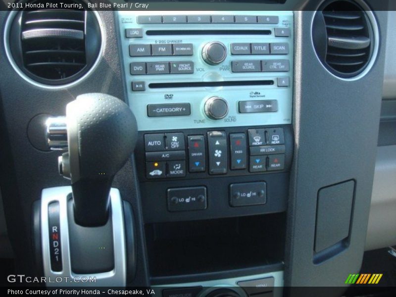 Bali Blue Pearl / Gray 2011 Honda Pilot Touring