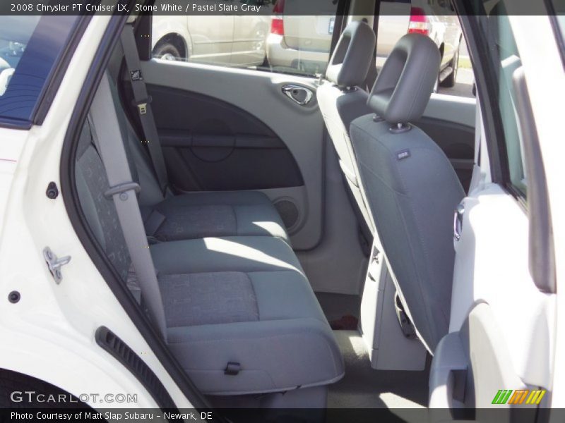 Stone White / Pastel Slate Gray 2008 Chrysler PT Cruiser LX