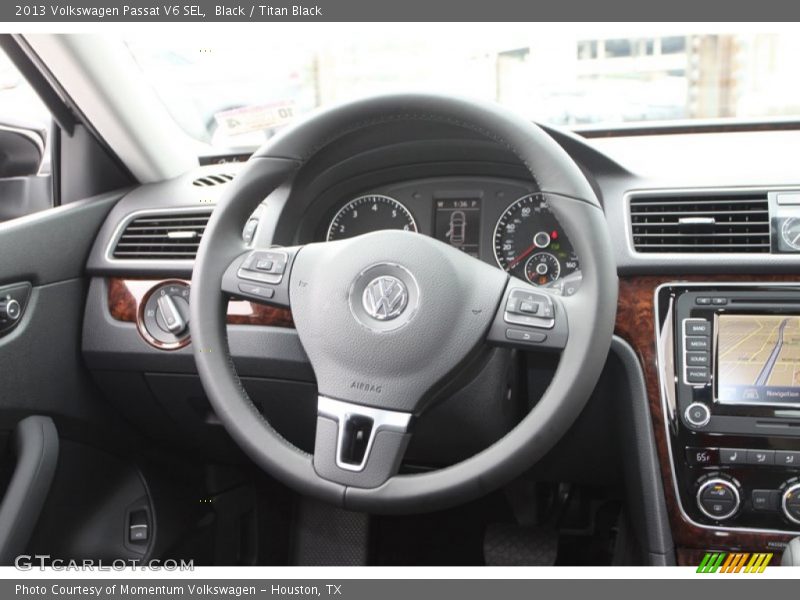 Black / Titan Black 2013 Volkswagen Passat V6 SEL