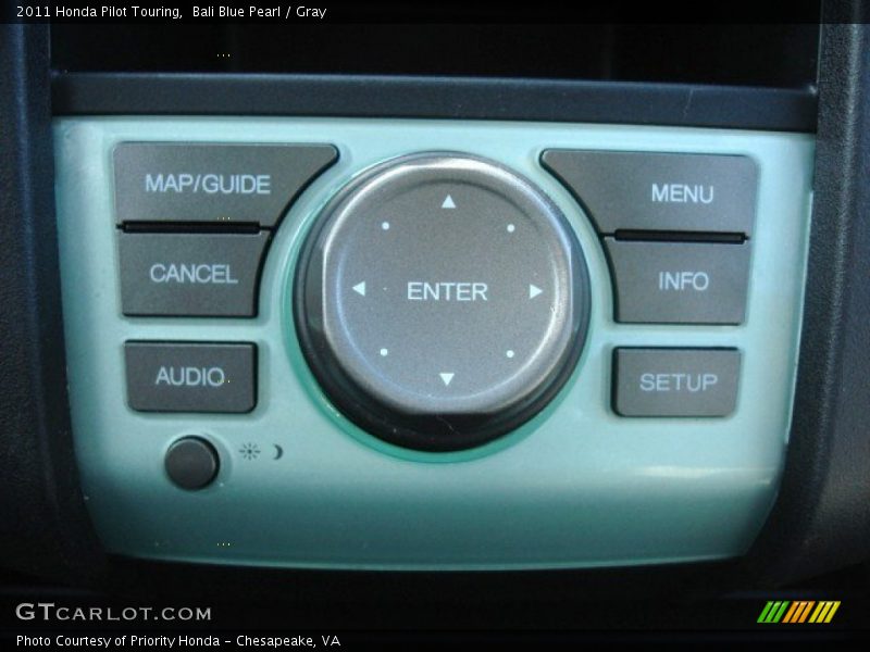 Bali Blue Pearl / Gray 2011 Honda Pilot Touring