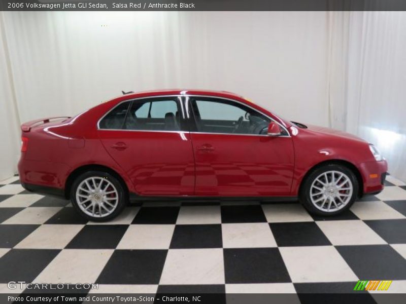 Salsa Red / Anthracite Black 2006 Volkswagen Jetta GLI Sedan