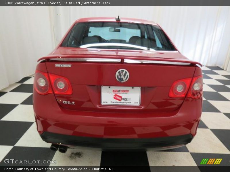 Salsa Red / Anthracite Black 2006 Volkswagen Jetta GLI Sedan