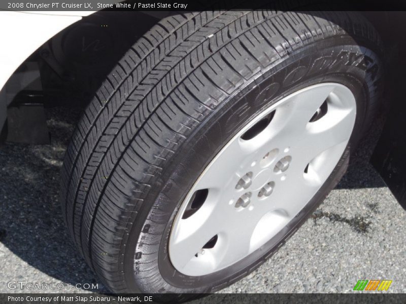 Stone White / Pastel Slate Gray 2008 Chrysler PT Cruiser LX