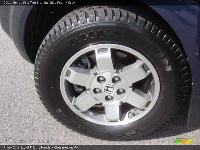Bali Blue Pearl / Gray 2011 Honda Pilot Touring