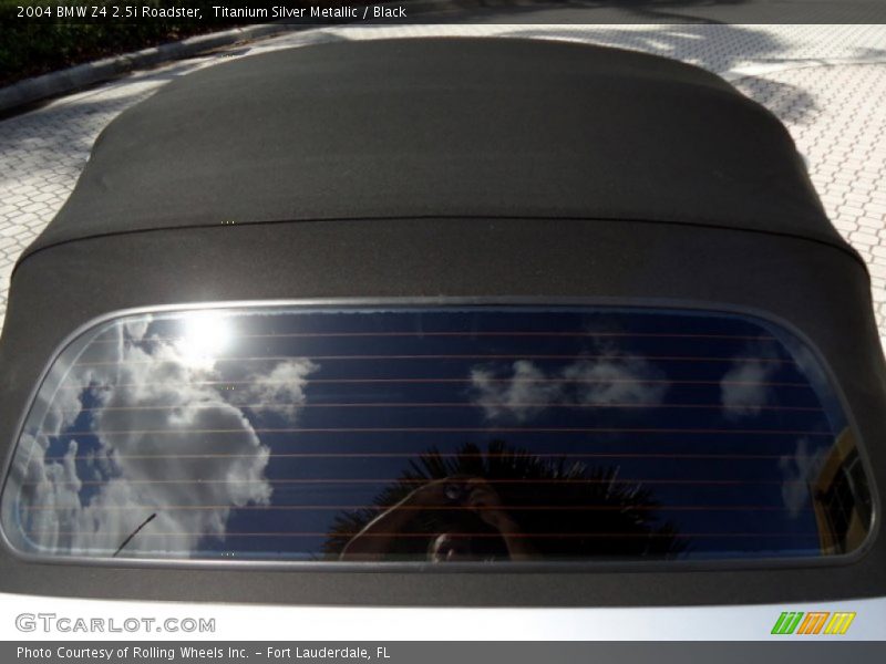 Titanium Silver Metallic / Black 2004 BMW Z4 2.5i Roadster