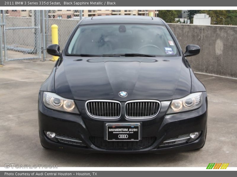 Black Sapphire Metallic / Black 2011 BMW 3 Series 335d Sedan