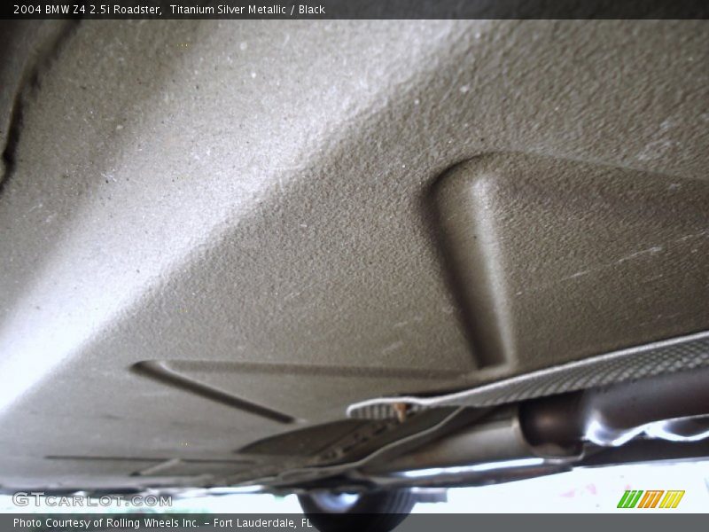 Undercarriage of 2004 Z4 2.5i Roadster