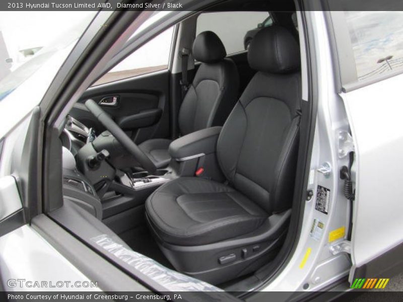 Diamond Silver / Black 2013 Hyundai Tucson Limited AWD