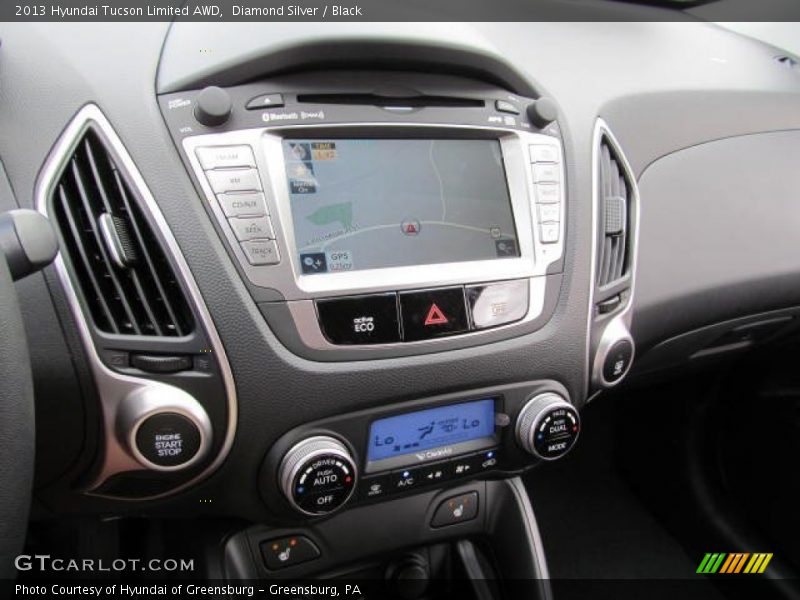 Diamond Silver / Black 2013 Hyundai Tucson Limited AWD