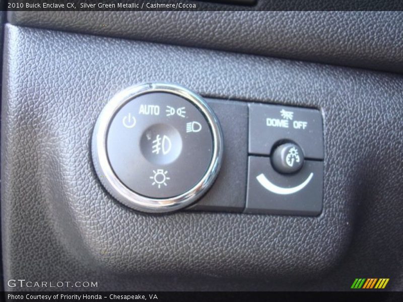 Silver Green Metallic / Cashmere/Cocoa 2010 Buick Enclave CX