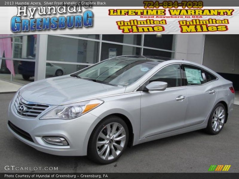 Silver Frost Metallic / Graphite Black 2013 Hyundai Azera