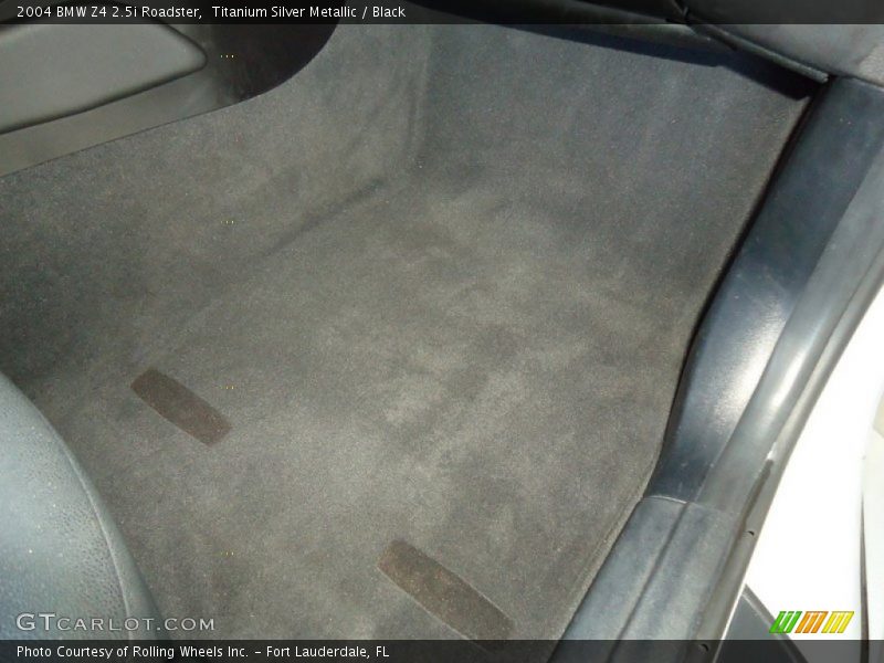 Titanium Silver Metallic / Black 2004 BMW Z4 2.5i Roadster