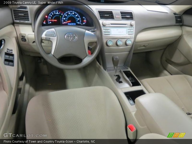 Super White / Ash 2009 Toyota Camry LE