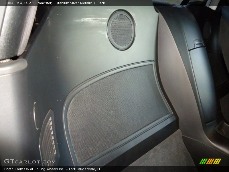 Titanium Silver Metallic / Black 2004 BMW Z4 2.5i Roadster
