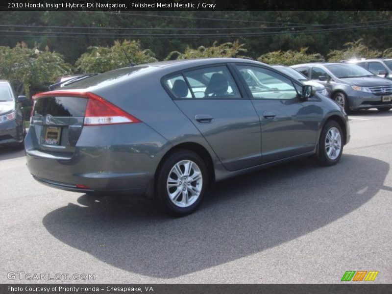 Polished Metal Metallic / Gray 2010 Honda Insight Hybrid EX Navigation