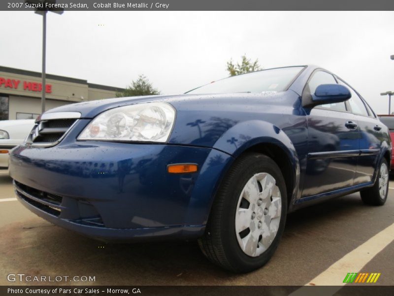 Cobalt Blue Metallic / Grey 2007 Suzuki Forenza Sedan
