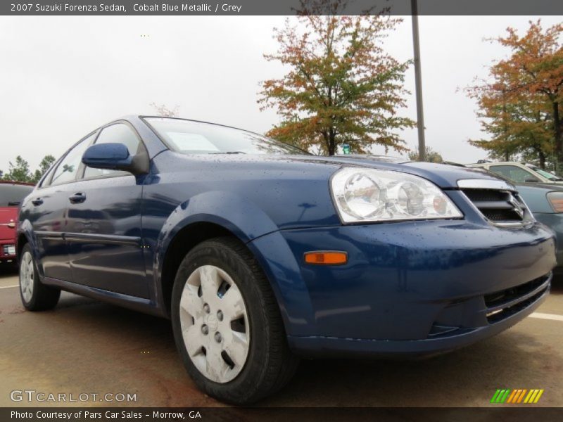 Cobalt Blue Metallic / Grey 2007 Suzuki Forenza Sedan