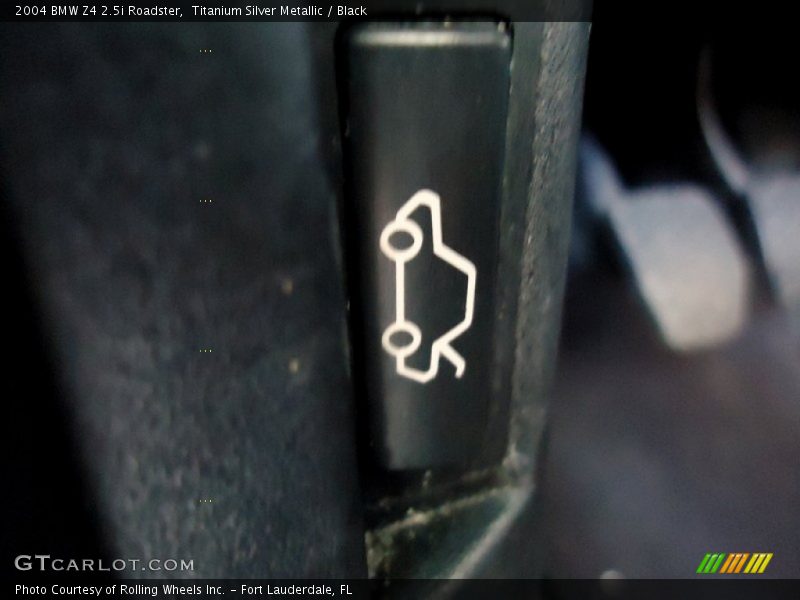 Titanium Silver Metallic / Black 2004 BMW Z4 2.5i Roadster