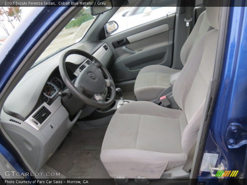 Cobalt Blue Metallic / Grey 2007 Suzuki Forenza Sedan