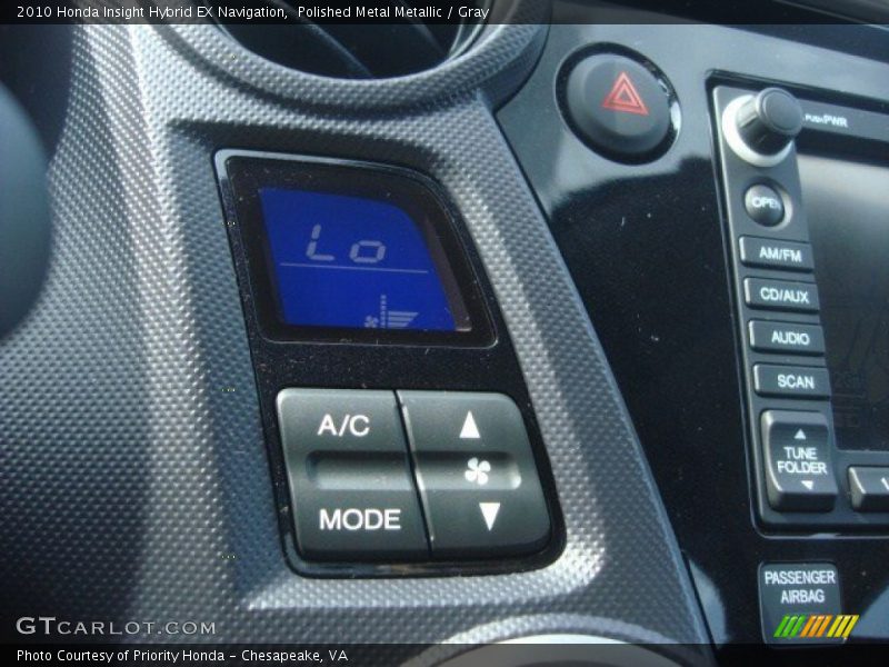 Polished Metal Metallic / Gray 2010 Honda Insight Hybrid EX Navigation