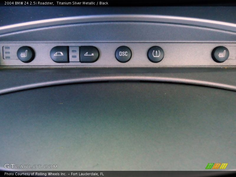 Controls of 2004 Z4 2.5i Roadster