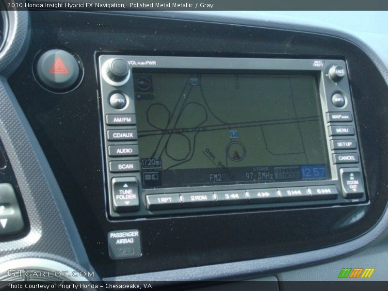 Polished Metal Metallic / Gray 2010 Honda Insight Hybrid EX Navigation