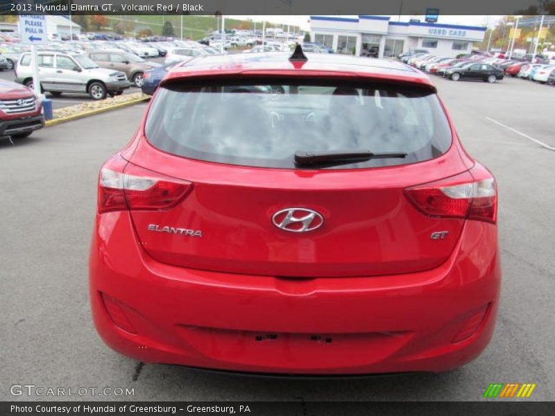 Volcanic Red / Black 2013 Hyundai Elantra GT