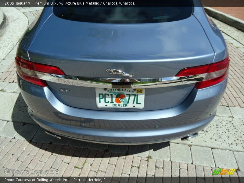 Azure Blue Metallic / Charcoal/Charcoal 2009 Jaguar XF Premium Luxury