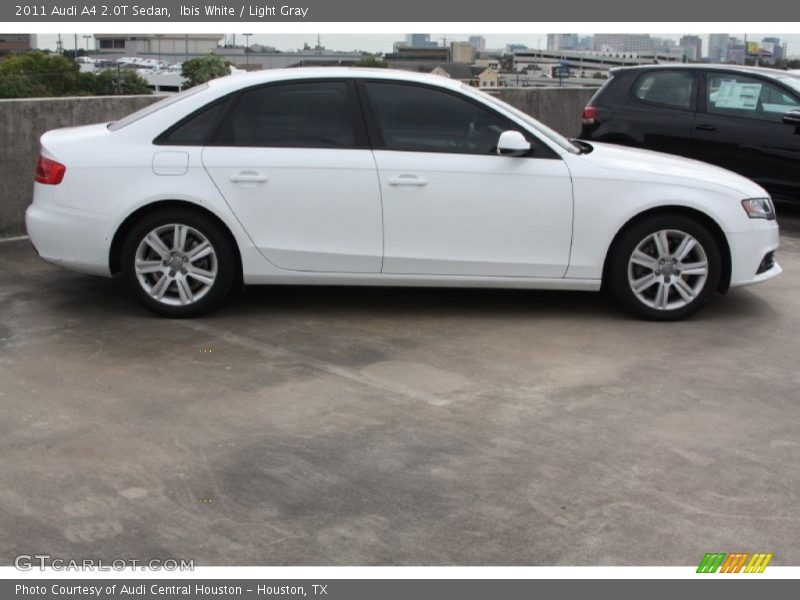 Ibis White / Light Gray 2011 Audi A4 2.0T Sedan