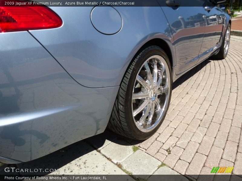 Azure Blue Metallic / Charcoal/Charcoal 2009 Jaguar XF Premium Luxury