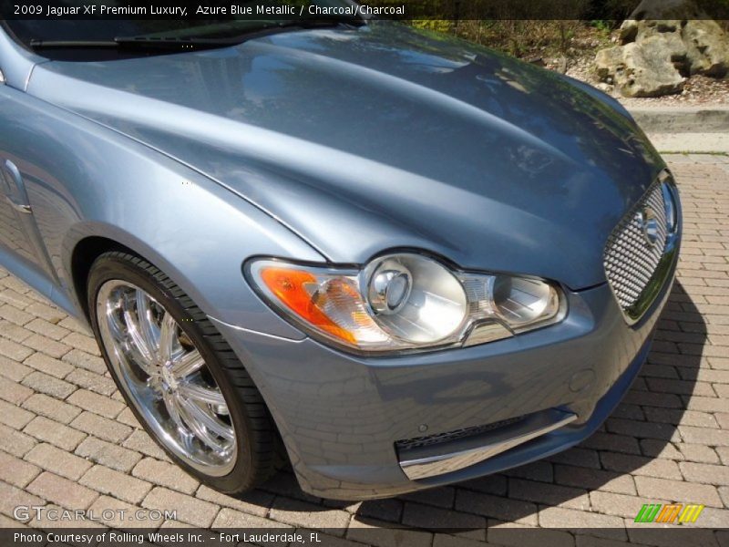 Azure Blue Metallic / Charcoal/Charcoal 2009 Jaguar XF Premium Luxury