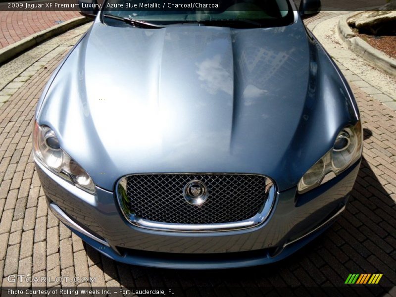 Azure Blue Metallic / Charcoal/Charcoal 2009 Jaguar XF Premium Luxury