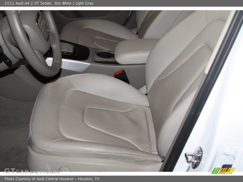 Ibis White / Light Gray 2011 Audi A4 2.0T Sedan