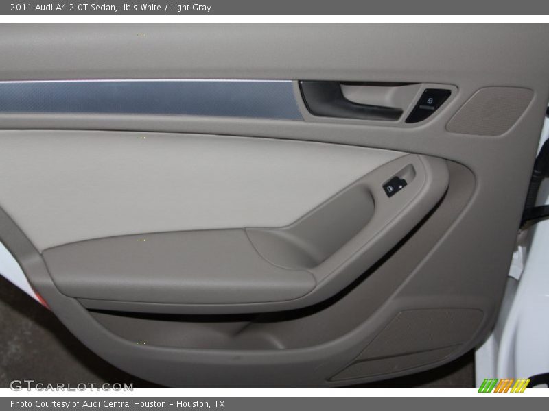 Ibis White / Light Gray 2011 Audi A4 2.0T Sedan