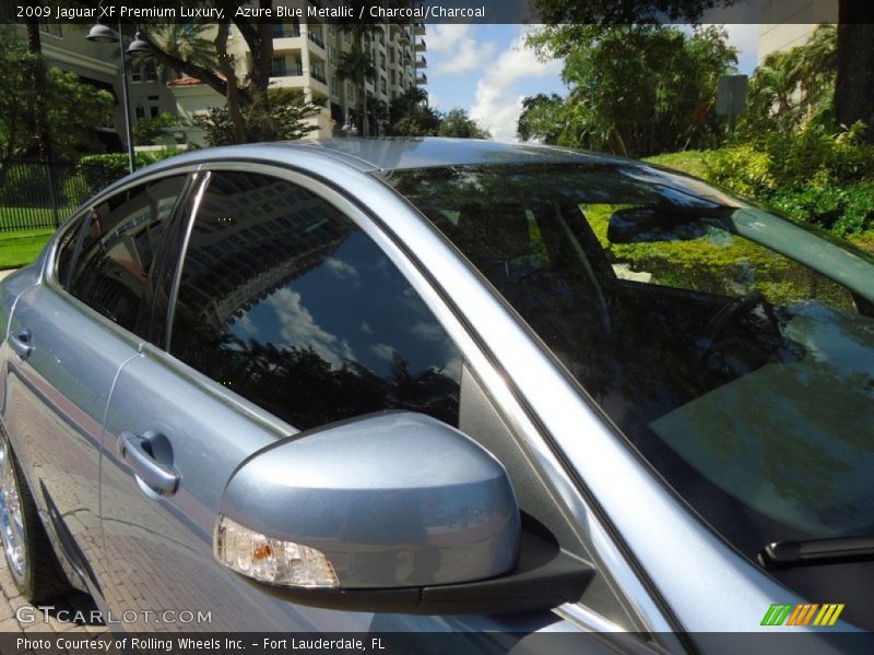 Azure Blue Metallic / Charcoal/Charcoal 2009 Jaguar XF Premium Luxury