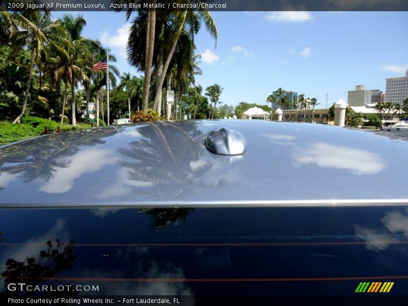 Azure Blue Metallic / Charcoal/Charcoal 2009 Jaguar XF Premium Luxury