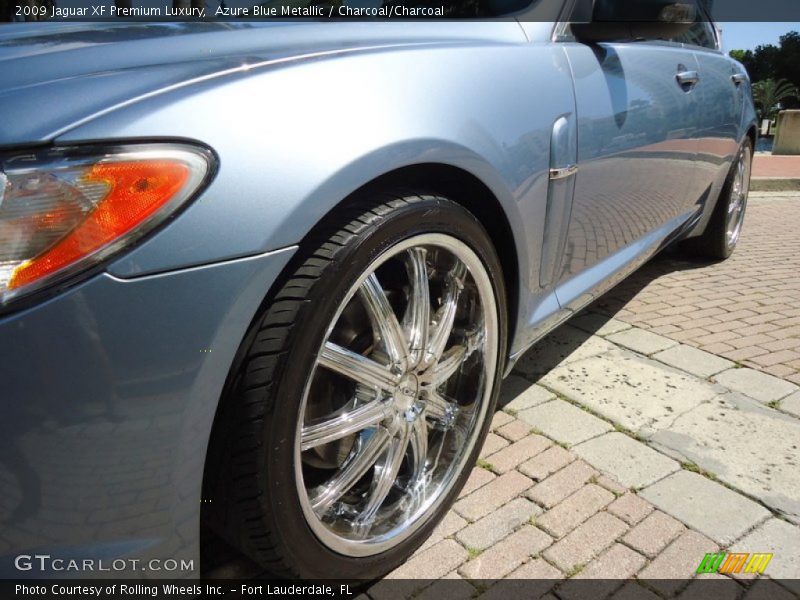 Azure Blue Metallic / Charcoal/Charcoal 2009 Jaguar XF Premium Luxury