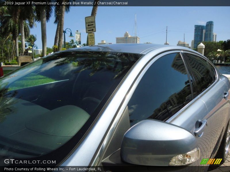 Azure Blue Metallic / Charcoal/Charcoal 2009 Jaguar XF Premium Luxury