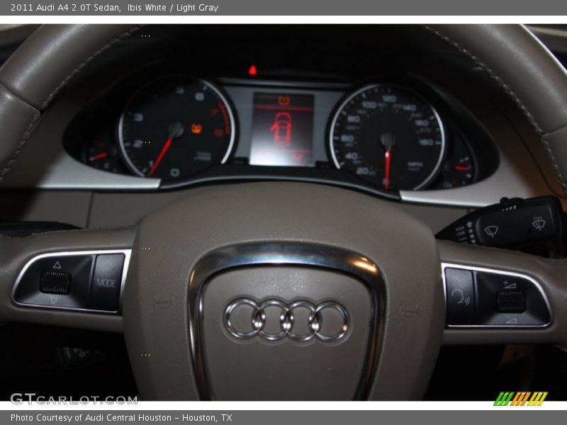 Ibis White / Light Gray 2011 Audi A4 2.0T Sedan