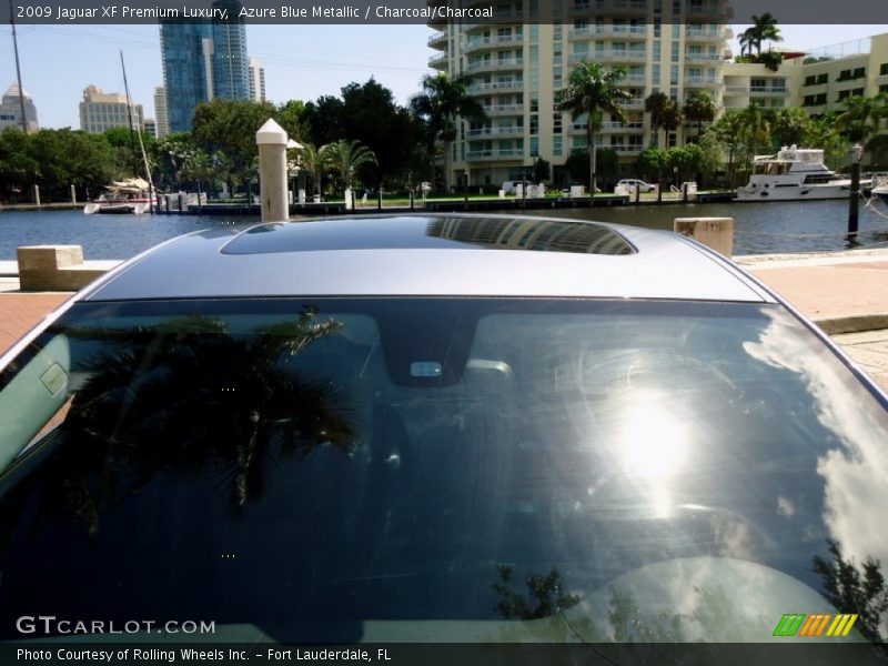 Azure Blue Metallic / Charcoal/Charcoal 2009 Jaguar XF Premium Luxury
