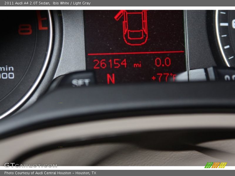 Ibis White / Light Gray 2011 Audi A4 2.0T Sedan