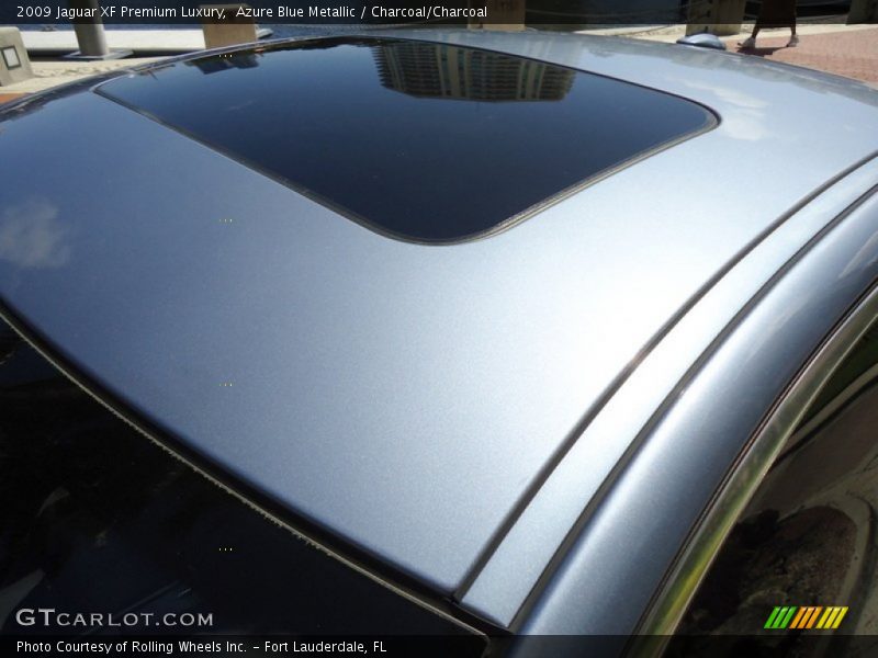 Azure Blue Metallic / Charcoal/Charcoal 2009 Jaguar XF Premium Luxury