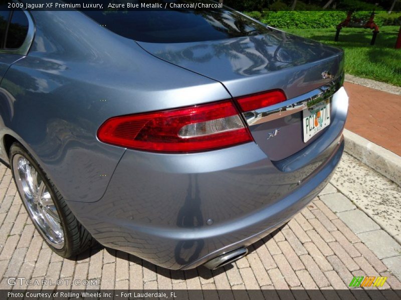 Azure Blue Metallic / Charcoal/Charcoal 2009 Jaguar XF Premium Luxury