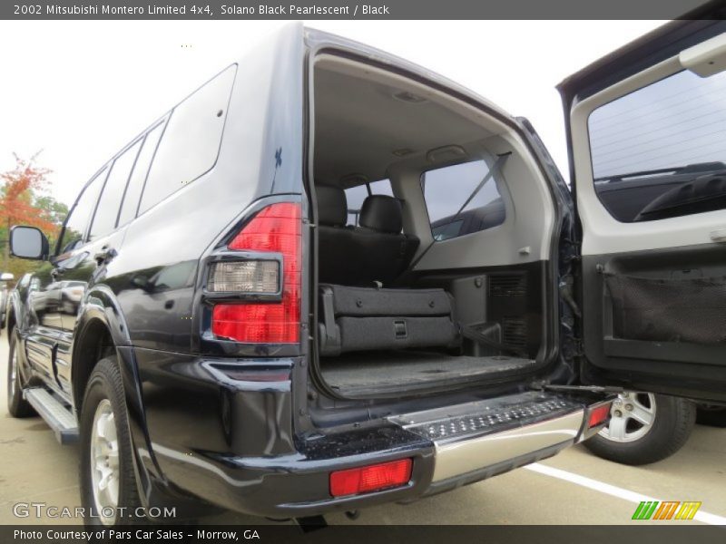 Solano Black Pearlescent / Black 2002 Mitsubishi Montero Limited 4x4