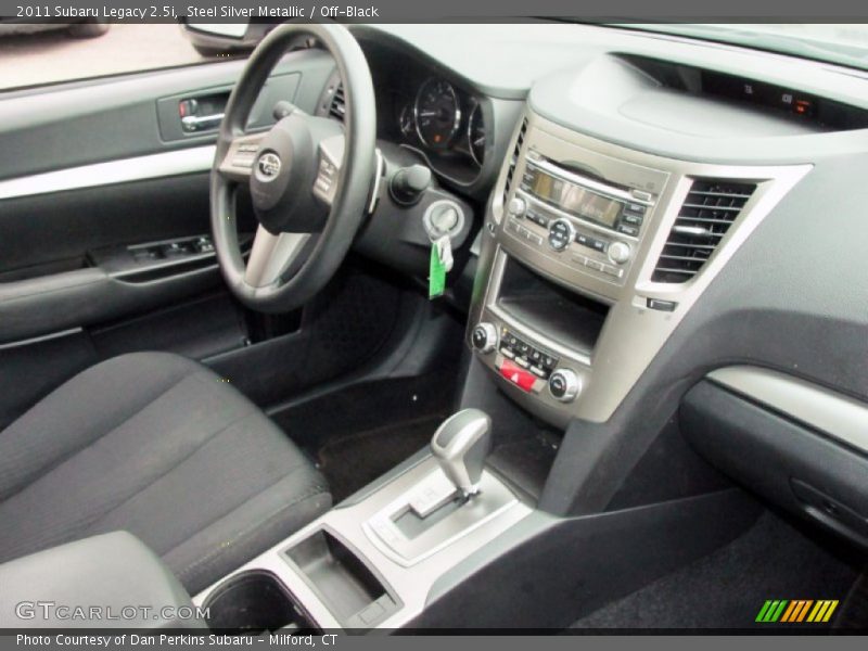Steel Silver Metallic / Off-Black 2011 Subaru Legacy 2.5i